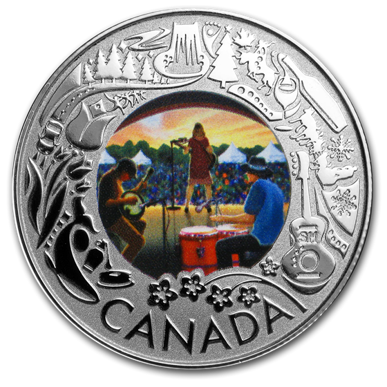 2019 RCM 1/4 oz Silver $3 Celebrating Canadian Fun: Folk Music 2019 RCM 1/4 oz Silver $3 Celebrating Canadian Fun: Folk Music